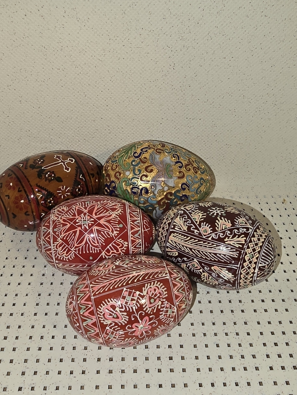 Decorative Eggs Lot Of 5